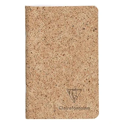 Abbildung von Clairefontaine 83526C Notizheft Jeans &amp; Cocoa, 7,5 x 12cm, 24 Blatt, liniert, 1 Stück, Kakao