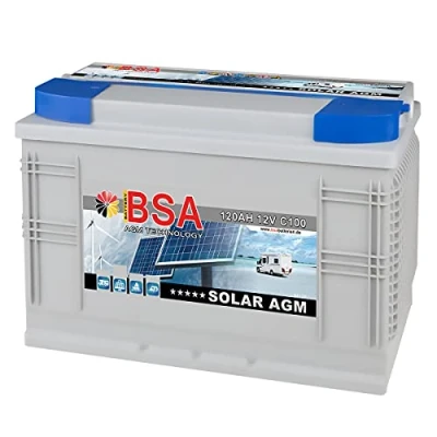 Abbildung von Solarbatterie 120AH 12V AGM Gel Batterie Wohnmobil Versorgungsbatterie Boot Schiff Mover 100AH