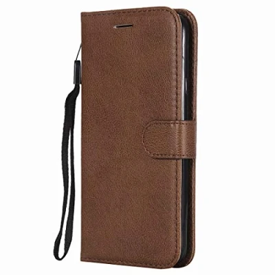 Abbildung von Yiizy handyhülle für Huawei P8lite / ALE L21 Ledertasche, Simple Fashion Stil Lederhülle Brieftasche Schutzhülle P8 Lite hülle Silikon Cover mit Magnetverschluss Kartenfächer (Braun)