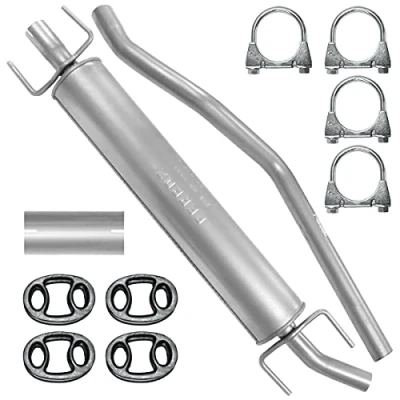 Abbildung von Mitteltopf Auspuff Mittelschalldämpfer für Opel Astra H 3 III Kombi Caravan 1.6 1.8