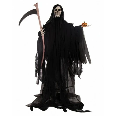 Abbildung von Horror Shop Dekoobjekt Grim Reaper mit Sense, Licht &amp; Sound als Standfigu