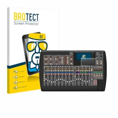 Abbildung von BROTECT Schutzglas für Behringer X32 Schutzfolie Panzer Folie Glas [Extrem Kratzfest 9H, Anti Fingerprint, Ultra Transparent]