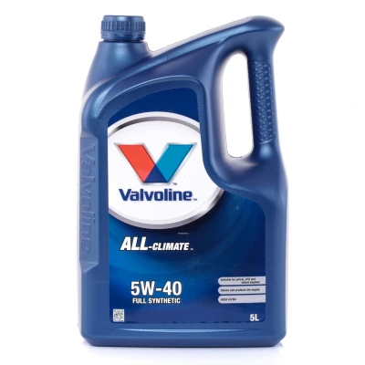 Abbildung von Valvoline All Climate 5W 40 5l Motoröl 872281 OPEL: Corsa D Schrägheck, Signum CC, Astra H AUDI: A6 C5 Limousine, C4 Avant