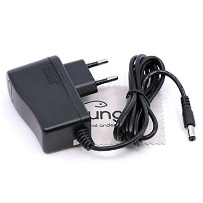 Abbildung von Ladegerät passend für Philips EasyStar FC8800/01, FC8802/01, FC8802/02, FC8802/03 (Ersetzt CRP758/01) Ladekabel Saug Roboter mit mungoo Displayputztuch