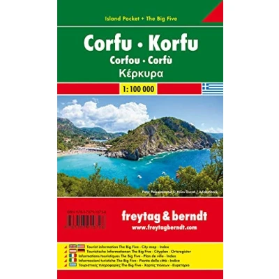 Abbildung von Korfu, Autokarte 1:100.000, Island Pocket + The Big Five: Wasserfest (freytag &amp; berndt Auto Freizeitkarten)
