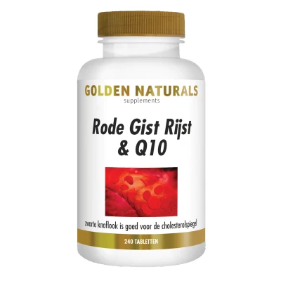 Abbildung von Golden Naturals Rode Gist Rijst &amp; Q10 240 tabletten
