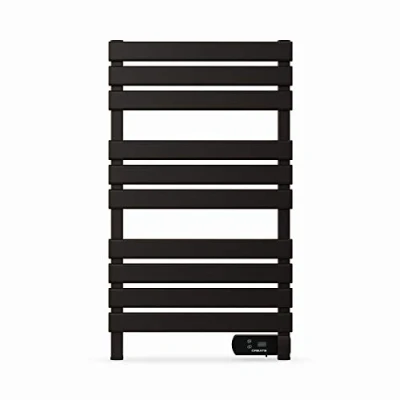Abbildung von CREATE / WARM Towel 500W Elektrischer Badheizkörper Schwarz 96,9x55x5cm Thermostat, geringer Verbrauch
