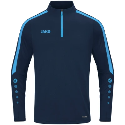 Abbildung von JAKO Power Ziptop Fleecepullover für Kinder, Größe: 164, Marine