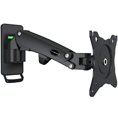 Abbildung von Invision 17 27&quot; Monitor Wandhalterung &amp; TV Halterung VESA 75x75 100x100mm mit Gasdruckfeder Arm, Höhenverstellbar Neigung Schwenken und Drehen, Gewicht Tragfähigkeit 27 kg [FX100]
