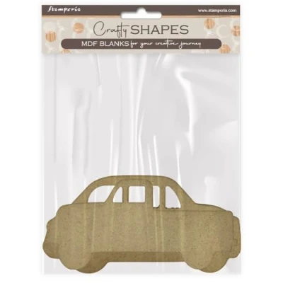Abbildung von Stamperia Crafty Shapes for Scrapbooks, Albums, Cards, and Bullet Journals, Decorate with Papers Paint, Perfect Hobbies, Crafts, Gifting (Art of Travelling, Car Truck) (2pcs)