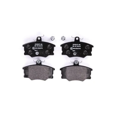 Abbildung von HELLA 8DB 355 006 021 Bremsbelagsatz nicht für Verschleißwarnanzeiger vorbereitet mit Bremssattelschrauben Zubehör AUDI: 80 B2, 90 Coupe B2