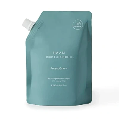Abbildung von HAAN Forest Grace Aroma Körperlotion 24 Stunden Feuchtigkeits Hautpflege, tägliche Feuchtigkeitscreme 250 ml, Refill