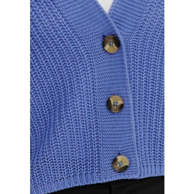 Abbildung von ONLY Onlcarolspring LS Strickjacke, Damen, Größe: Large, Ultramarine