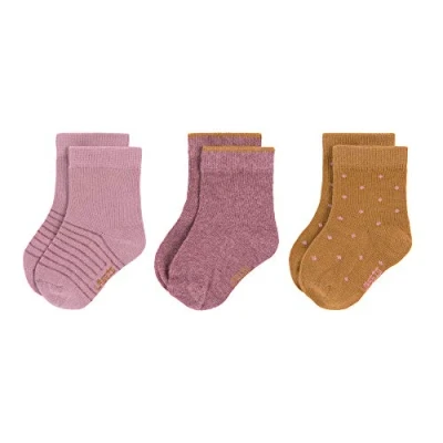 Abbildung von LÄSSIG Unisex Kinder und Babysocken 3er Set/ Rosewood Größe 12 14