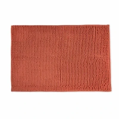 Abbildung von Emma Barclay Noodle Badteppich, weich, rutschfest, 45 x 75 cm, gebranntes Orange