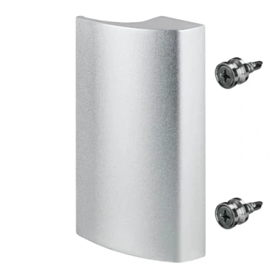 Abbildung von SO TECH® Türgriff Balkontürgriff SEJA II für Terrassentür Ziehgriff Aluminium, silbergrau eloxiert 85 x 40 20 mm