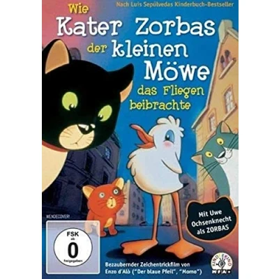 Abbildung von Wie Kater Zorbas der kleinen Möwe das Fliegen beibrachte