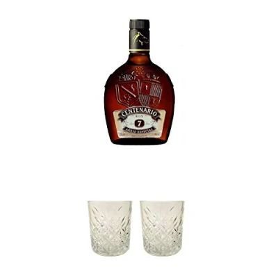 Abbildung von Centenario Anejo Especial 7 Jahre Costa Rica 0,7 Liter + Rum Glas 1 Stück