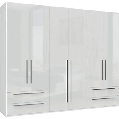Abbildung von Places of Style Kleiderschrank &quot;Piano&quot;, weiß, UV lackiert, hochglänzend, Soft Close Funktion