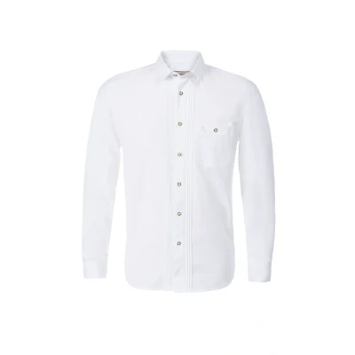 Abbildung von Stockerpoint Herren Mika2 Trachtenhemd, Weiss, 3XL