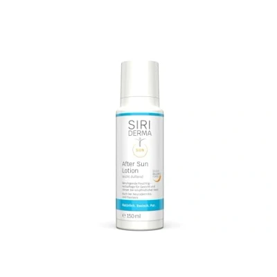 Abbildung von SIRIDERMA After Sun Lotion Basische Feuchtigkeitspflege für sensible Haut Beruhigend, natürlich und hochverträglich Mit Vitamin E (leicht duftend)