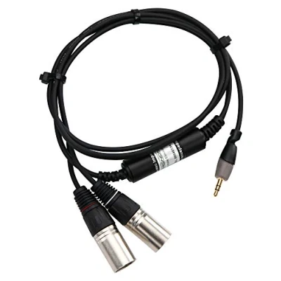 Abbildung von Pronomic Audio Noise Eliminator Kabel Klinke/XLR Entstörkabel Kabel, XLR Stecker, Klinkenstecker 3,5 mm Stereo (150 cm), Ein und Ausgang unsymmetrisch