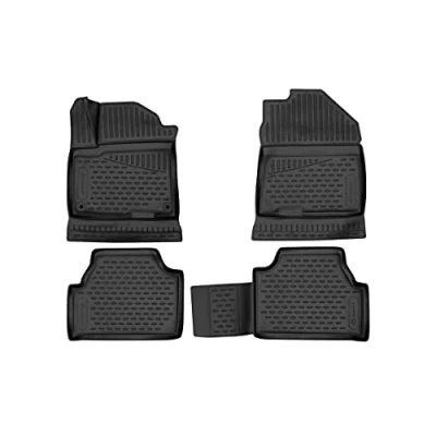 Abbildung von AD Tuning FM14006 Passform Gummifußmatten (4 teilig), schwarz