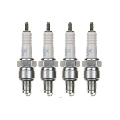 Abbildung von 4x Zündkerze CR6HS Zündkerzen Set 4 Stück für Motorrad/Roller/Scooter kompatibel UR3AS UR4AS UR6AC P RZ9HC Z9HC RZ98C Z9Y IUF22 U20FSR U U20FSRL U20FSRU uvm.