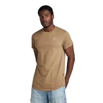 Abbildung von G STAR RAW Herren Lash R T Shirt, Mehrfarben (dk fawn htr D16396 D565 8042), XS
