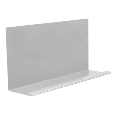 Abbildung von INEFA Dachrinne Winkelblech Dach mit Wasserfalz aus Aluminium, 200cm. 1 Stück, Alublech für Dachentwässerung, hoher Kantenschutz, Made in Germany