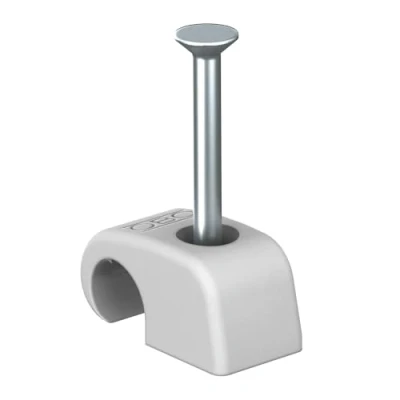 Abbildung von OBO Bettermann Nagelschellen 2228629 Bündel Ø Bereich 7 mm (max) Grau 100 St.