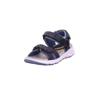 Abbildung von Superfit Jungen Criss Cross Sandale, Blau Orange 8010, 27 EU