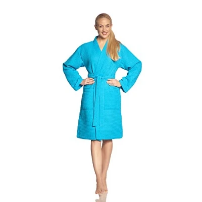 Abbildung von Vossen ROM Unisex Bademantel, Größe: XL, Turquoise