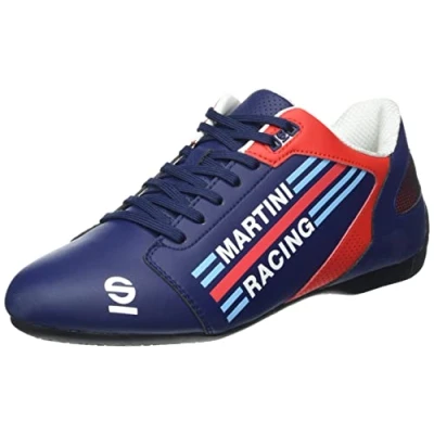 Abbildung von Sparco Unisex Martini Racing Laufschuh, Marineblau, Schmal 41 EU