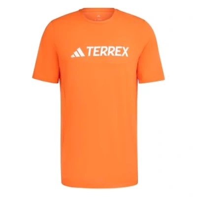 Abbildung von adidas Herren Terrex Multi Climacool Logo Tech T Shirt, Semi Impact Orange, L