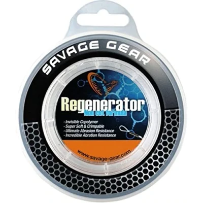 Abbildung von Savage Gear Regenerator Mono Schnur 30m 0.70mm 26kg Vorfachschnur, Hechtvorfach, Spinnvorfach zum Hechtangeln Vorfachmaterial