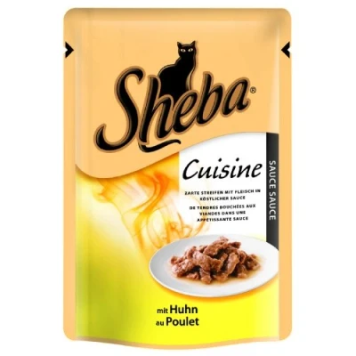 Abbildung von Sheba Selection in Sauce mit Huhn