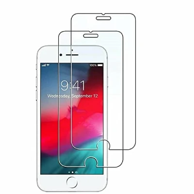 Abbildung von Cracksin Panzerfolie kompatibel mit iPhone 8 Displayschutzfolie Nano Tech 9H [4,7 Zoll] Schutzfolie [kein Glas],100% Fingerabdrucksensor [2 Stück]