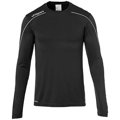Abbildung von uhlsport Kinder Stream 22 Langarm Trikot, schwarz/Weiß, 116