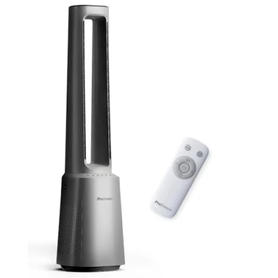 Abbildung von Pro Breeze 105cm rotorloser Ventilator mit Luftreiniger, Turmventilator sehr leise Fernbedienung, HEPA Filter, LED Display, 10 Lüftergeschwindigkeiten, 5 Betriebsmodi, automatische 75 Oszillation
