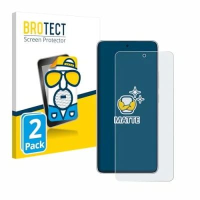 Abbildung von BROTECT Entspiegelungs Schutzfolie für Xiaomi Redmi Note 14 (2 Stück) Matte Displayschutz Folie, Anti Reflex, Fingerprint