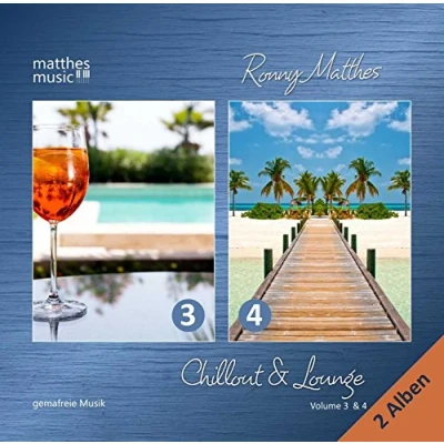 Abbildung von Chillout &amp; Lounge (Vol. 3 4) Gemafreie Hintergrundmusik für Bars, Hotels und zur Videovertonung (Jazz, Chillout, Ambient Piano Lounge) 2 CDs