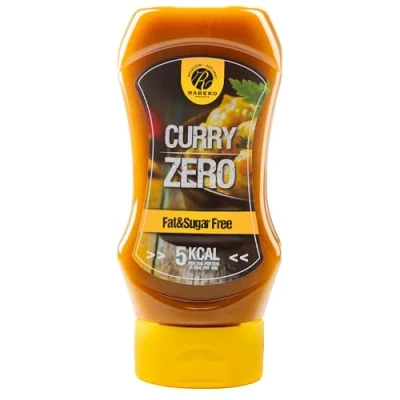 Abbildung von Rabeko Zero Sauce Curry, 1 x 350ml ohne Zucker &amp; wenig Fett gesunde Low Carb Produkte kalorienreduziert fettreduziert für Salat, Frites,Burger,Grill Gluten und Laktosefrei
