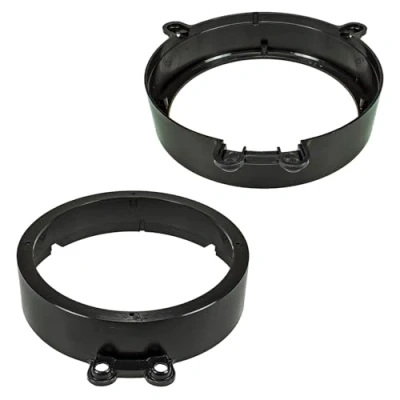 Abbildung von tomzz Audio 2834 011 Lautsprecherringe Adapter Halterungen kompatibel mit Mercedes C Klasse W203 Fronttür für 165mm DIN Lautsprecher