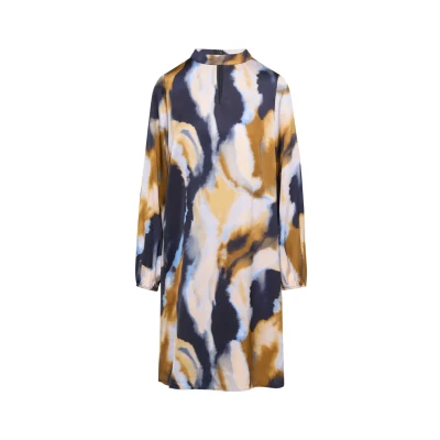 Abbildung von comma Kleid mit Allover Print