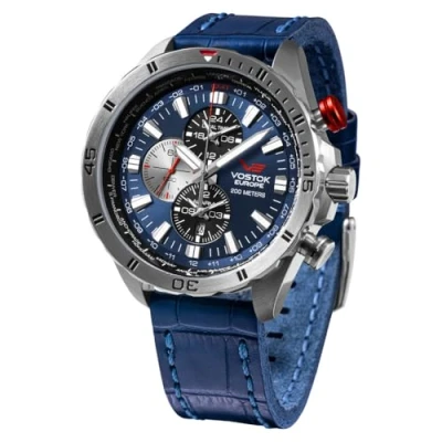 Abbildung von Vostok Europe Herren Analog Quarz Uhr mit Leder Armband YM26 320A652