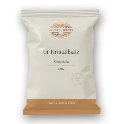 Abbildung von BÄRBEL DREXEL® Rosa Kristallsalz (Tiefebenen Rand Himalaya) FEIN, feines Natursalz (750g) Für Feinschmecker, 100% Veganes Speisesalz, Reines Steinsalz, Naturbelassen Unbehandelt, Ur Salz