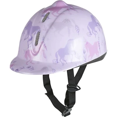Abbildung von HKM Unisex Erwachsene Blossom Reithelm, Flieder, M