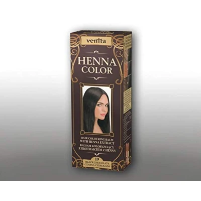 Abbildung von Venita Henna Color Haarfärbemittel, 19 Dunkle Schokolade, 75 ml