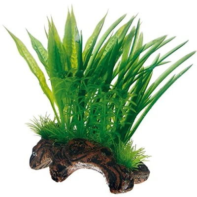Abbildung von Hobby Aquariendeko Flora Root 1 S, 17 cm Kunststoffpflanze für Aquarien